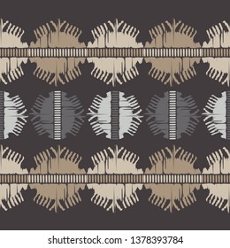 Ethnic boho seamless pattern. Ikat. Traditional ornament. Geometric background. Folk motif. Can be used for wallpaper, textile, invitation card, wrapping, web page background.