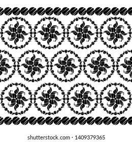 Ethnic boho seamless pattern. Ikat. Traditional ornament. Folk motif. Can be used for wallpaper, textile, invitation card, wrapping, web page background.