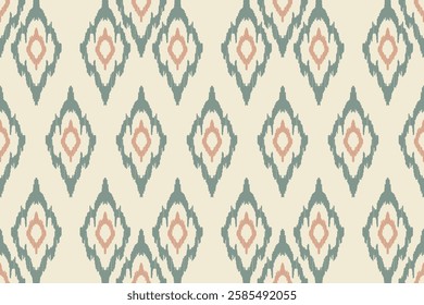 Ethnic boho seamless pattern. Ikat geometric ethnic oriental seamless pattern.Aztec style. Repeating background. Design for texture, fabric, clothing, wrapping, carpet