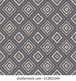 Ethnic boho seamless pattern. Ikat. Print. Repeating background. Cloth design, wallpaper.