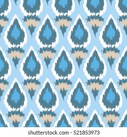 Ethnic boho seamless pattern. Ikat. Print. Repeating background. Cloth design, wallpaper.