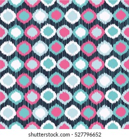 Ethnic boho seamless pattern. Ikat. Print. Repeating background. Cloth design, wallpaper.
