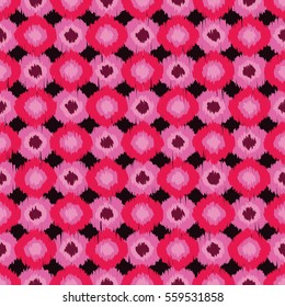 Ethnic boho seamless pattern. Ikat. Print. Repeating background. Cloth design, wallpaper.