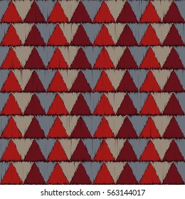 Ethnic boho seamless pattern. Ikat. Print. Repeating background. Cloth design, wallpaper.