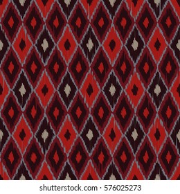 Ethnic boho seamless pattern. Ikat. Print. Repeating background. Cloth design, wallpaper.
