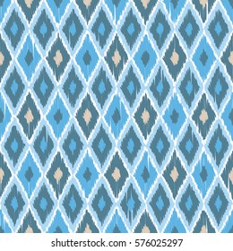 Ethnic boho seamless pattern. Ikat. Print. Repeating background. Cloth design, wallpaper.
