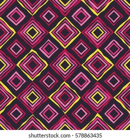 Ethnic boho seamless pattern. Ikat. Print. Repeating background. Cloth design, wallpaper.