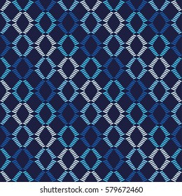 Ethnic boho seamless pattern. Ikat. Print. Repeating background. Cloth design, wallpaper.