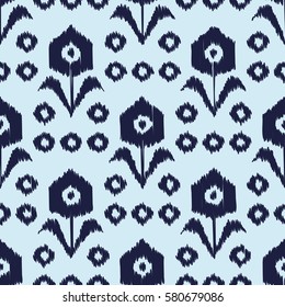 Ethnic boho seamless pattern. Ikat. Print. Repeating background. Cloth design, wallpaper.