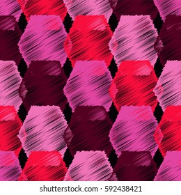Ethnic boho seamless pattern. Ikat. Print. Repeating background. Cloth design, wallpaper.