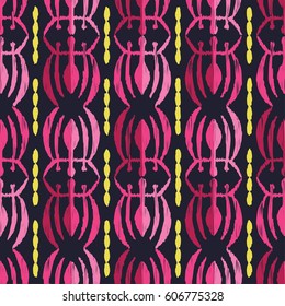Ethnic boho seamless pattern. Ikat. Print. Repeating background. Cloth design, wallpaper.