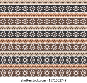 Ethnic boho seamless pattern with Knit. Print. Repeating background. Cloth design, wallpaper.
