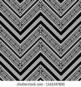 Ethnic boho seamless pattern. Lace. Traditional ornament. Geometric background. Tribal pattern. Folk motif. Textile rapport.