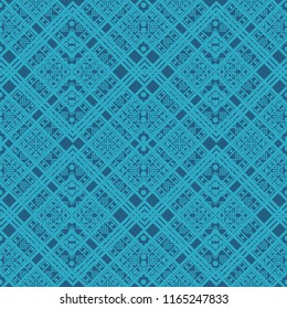 Ethnic boho seamless pattern. Lace. Traditional ornament. Geometric background. Tribal pattern. Folk motif. Textile rapport.