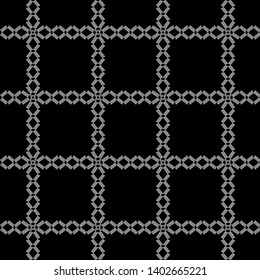 Ethnic boho seamless pattern. Lace. Embroidery on fabric. Patchwork texture. Weaving. Traditional ornament. Tribal pattern. Folk motif. Can be used for wallpaper, textile, wrapping, web.