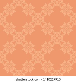 Ethnic boho seamless pattern. Lace. Embroidery on fabric. Patchwork texture. Weaving. Traditional ornament. Tribal pattern. Folk motif. Can be used for wallpaper, textile, wrapping, web.