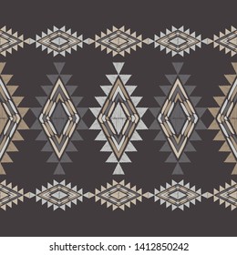 Ethnic boho seamless pattern. Lace. Embroidery on fabric. Patchwork texture. Weaving. Traditional ornament. Tribal pattern. Folk motif. Can be used for wallpaper, textile, wrapping, web.