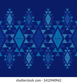 Ethnic boho seamless pattern. Lace. Embroidery on fabric. Patchwork texture. Weaving. Traditional ornament. Tribal pattern. Folk motif. Can be used for wallpaper, textile, wrapping, web.