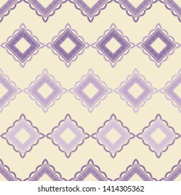 Ethnic boho seamless pattern. Lace. Embroidery on fabric. Patchwork texture. Weaving. Traditional ornament. Tribal pattern. Folk motif. Can be used for wallpaper, textile, wrapping, web.