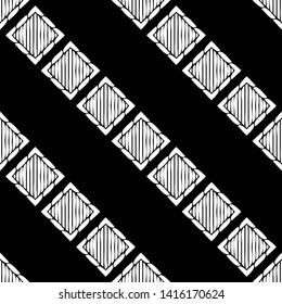 Ethnic boho seamless pattern. Lace. Embroidery on fabric. Patchwork texture. Weaving. Traditional ornament. Tribal pattern. Folk motif. Can be used for wallpaper, textile, wrapping, web.