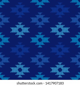 Ethnic boho seamless pattern. Lace. Embroidery on fabric. Patchwork texture. Weaving. Traditional ornament. Tribal pattern. Folk motif. Can be used for wallpaper, textile, wrapping, web.