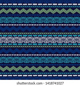 Ethnic boho seamless pattern. Lace. Embroidery on fabric. Patchwork texture. Weaving. Traditional ornament. Tribal pattern. Folk motif. Can be used for wallpaper, textile, wrapping, web.
