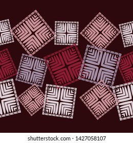 Ethnic boho seamless pattern. Lace. Embroidery on fabric. Patchwork texture. Weaving. Traditional ornament. Tribal pattern. Folk motif. Can be used for wallpaper, textile, wrapping, web.