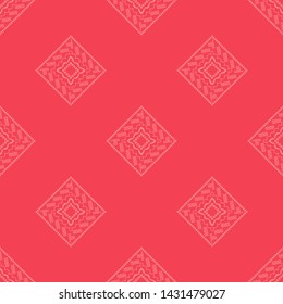 Ethnic boho seamless pattern. Lace. Embroidery on fabric. Patchwork texture. Weaving. Traditional ornament. Tribal pattern. Folk motif. Can be used for wallpaper, textile, wrapping, web.
