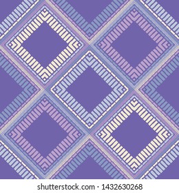 Ethnic boho seamless pattern. Lace. Embroidery on fabric. Patchwork texture. Weaving. Traditional ornament. Tribal pattern. Folk motif. Can be used for wallpaper, textile, wrapping, web.