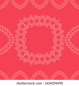 Ethnic boho seamless pattern. Lace. Embroidery on fabric. Patchwork texture. Weaving. Traditional ornament. Tribal pattern. Folk motif. Can be used for wallpaper, textile, wrapping, web.