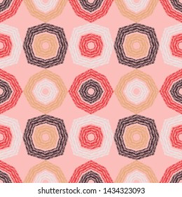 Ethnic boho seamless pattern. Lace. Embroidery on fabric. Patchwork texture. Weaving. Traditional ornament. Tribal pattern. Folk motif. Can be used for wallpaper, textile, wrapping, web.