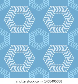Ethnic boho seamless pattern. Lace. Embroidery on fabric. Patchwork texture. Weaving. Traditional ornament. Tribal pattern. Folk motif. Can be used for wallpaper, textile, wrapping, web.