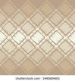Ethnic boho seamless pattern. Lace. Embroidery on fabric. Patchwork texture. Weaving. Traditional ornament. Tribal pattern. Folk motif. Can be used for wallpaper, textile, wrapping, web.
