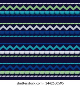 Ethnic boho seamless pattern. Lace. Embroidery on fabric. Patchwork texture. Weaving. Traditional ornament. Tribal pattern. Folk motif. Can be used for wallpaper, textile, wrapping, web.