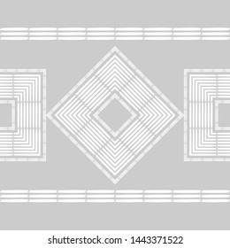 Ethnic boho seamless pattern. Lace. Embroidery on fabric. Patchwork texture. Weaving. Traditional ornament. Tribal pattern. Folk motif. Can be used for wallpaper, textile, wrapping, web.