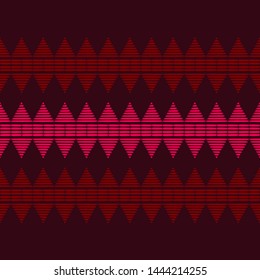 Ethnic boho seamless pattern. Lace. Embroidery on fabric. Patchwork texture. Weaving. Traditional ornament. Tribal pattern. Folk motif. Can be used for wallpaper, textile, wrapping, web.
