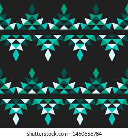 Ethnic boho seamless pattern. Lace. Embroidery on fabric. Patchwork texture. Weaving. Traditional ornament. Tribal pattern. Folk motif. Can be used for wallpaper, textile, wrapping, web.