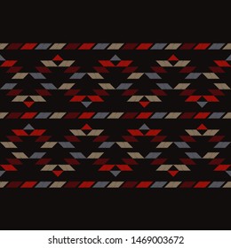Ethnic boho seamless pattern. Lace. Embroidery on fabric. Patchwork texture. Weaving. Traditional ornament. Tribal pattern. Folk motif. Can be used for wallpaper, textile, wrapping, web.
