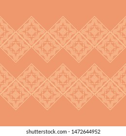 Ethnic boho seamless pattern. Lace. Embroidery on fabric. Patchwork texture. Weaving. Traditional ornament. Tribal pattern. Folk motif. Can be used for wallpaper, textile, wrapping, web.