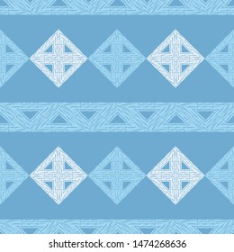 Ethnic boho seamless pattern. Lace. Embroidery on fabric. Patchwork texture. Weaving. Traditional ornament. Tribal pattern. Folk motif. Can be used for wallpaper, textile, wrapping, web.