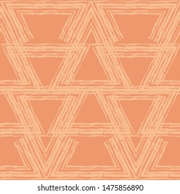 Ethnic boho seamless pattern. Lace. Embroidery on fabric. Patchwork texture. Weaving. Traditional ornament. Tribal pattern. Folk motif. Can be used for wallpaper, textile, wrapping, web.