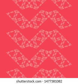 Ethnic boho seamless pattern. Lace. Embroidery on fabric. Patchwork texture. Weaving. Traditional ornament. Tribal pattern. Folk motif. Can be used for wallpaper, textile, wrapping, web.