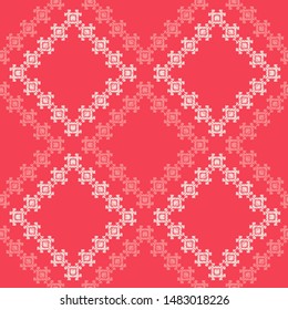 Ethnic boho seamless pattern. Lace. Embroidery on fabric. Patchwork texture. Weaving. Traditional ornament. Tribal pattern. Folk motif. Can be used for wallpaper, textile, wrapping, web.