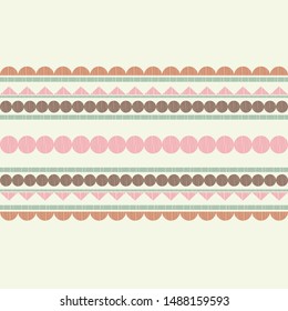 Ethnic boho seamless pattern. Lace. Embroidery on fabric. Patchwork texture. Weaving. Traditional ornament. Tribal pattern. Folk motif. Can be used for wallpaper, textile, wrapping, web.
