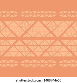 Ethnic boho seamless pattern. Lace. Embroidery on fabric. Patchwork texture. Weaving. Traditional ornament. Tribal pattern. Folk motif. Can be used for wallpaper, textile, wrapping, web.