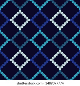 Ethnic boho seamless pattern. Lace. Embroidery on fabric. Patchwork texture. Weaving. Traditional ornament. Tribal pattern. Folk motif. Can be used for wallpaper, textile, wrapping, web.