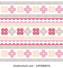 Ethnic boho seamless pattern. Lace. Embroidery on fabric. Patchwork texture. Weaving. Traditional ornament. Tribal pattern. Folk motif. Can be used for wallpaper, textile, wrapping, web.