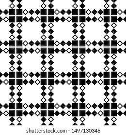 Ethnic boho seamless pattern. Lace. Embroidery on fabric. Patchwork texture. Weaving. Traditional ornament. Tribal pattern. Folk motif. Can be used for wallpaper, textile, wrapping, web.