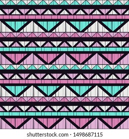 Ethnic boho seamless pattern. Lace. Embroidery on fabric. Patchwork texture. Weaving. Traditional ornament. Tribal pattern. Folk motif. Can be used for wallpaper, textile, wrapping, web.