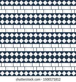 Ethnic boho seamless pattern. Lace. Embroidery on fabric. Patchwork texture. Weaving. Traditional ornament. Tribal pattern. Folk motif. Can be used for wallpaper, textile, wrapping, web.